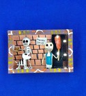 Vtg Day Of The Dead Mexican Folk Art Shadow Box Making Tacos