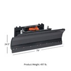 Titan Attachments 79  Hydraulic Skid Steer Dozer Blade  Ssqa