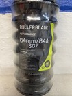 Rollerblade Wheel Kit 84mm 84a Sg7 Bearings Replacement 8 Pack Wheels New