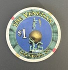 The Venetian Hotel Casino  1 Hotel Casino Gaming Poker Chip - Las Vegas  Nv