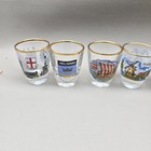 Vintage Souvenir Shot Glass Lot 37 Travel Barware London Amsterdam Berlin Vatica