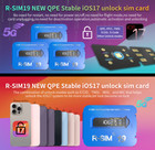 R-sim19 Qpe Stable Nano Unlock Sim Card For Iphone 15 14 13 12 Pro Max 11 Ios17
