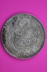 1865 Peru 1 Sol Silver Coin  900 Fine Guaranteed Authentic   Genuine 0792n