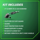 Metabo Hpt 646646420 Brushless Wepba 20-150 6  Quick Ds Angle Grinder New