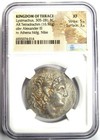 Lysimachus Thrace Silver Ar Tetradrachm Lysimachos Coin 305 Bc - Ngc Xf  ef 
