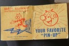 Vintage Reddy Kilowatt    the Mighty Atom    Advertising Matchbook Cover 1952