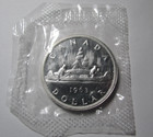 1963 Canada Canadian  1 One Dollar 80  800 Silver Coin Pl Cellophane Bu Voyageur
