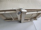 Antique White Wicker Baby Bassinet Day Crib Vintage Woven Handles