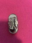 Vintage Stratton England Lipstick Holder With Mirror Floral Enamel Gold Tone