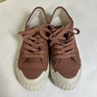 New Taos One Vision Shoes Sneakers Womens 6 Clay  Canvas Lace Up Ovi-19481