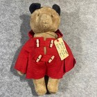 Vintage Rare Paddington Bear Red Coat  Plush 16    Eden Toys With Tags 1981 Euc