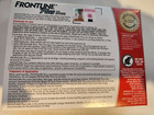 Frontline Plus For Extra Large Dogs 89-132 Lbs   - 6 Doses -genuine Epa Approved