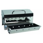 Kuuma Stow N  Go 160 Portable Stainless Steel Charcoal Grill W  Foldable Legs
