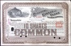 1907 Missouri Kansas   Texas Railway Company 10 Share Stock Certificate