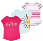 Member s Mark Girls 3-pack Short Sleeve Graphic Tee   hello Sunshine 