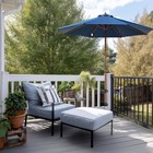 Lagarden Patio Umbrella Corner Mount Bracket For Deck Railing Balcony Courtyard