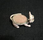 Vintage Trembling Cat Pin Cushion Nodder   Bobblehead Florenza  Red Eyes Old