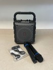Karaoke Machine W 2 Wireless Microphones Camping Party 20w Speaker Bt 5 3