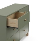 Storkcraft California 6-drawer Double Dresser  olive With Driftwood 