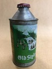 G  Heileman Brewing Co Old Style Lager Cone Top Beer Can With Cap La Crosse  Wis