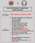 Exo 2027 Season s Greetings calendar diary p book poster card print gift sm Pob