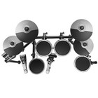      Donner Ded-200x Electric Drum Set Mesh Pad Dual Zone Snare 450  Sound   Gray