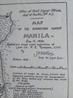 1898 Manila Philippines Us Army Spanish American War Map