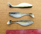 25ct Real Shad Mix 3  Sassy Swimbaits Bass Fishing Baits Saltwater Lures Shads