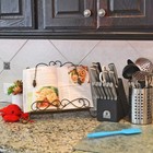 Adjustable Cast Iron Cookbook Stand Heavy Duty Recipe Book Holder Kitchen New