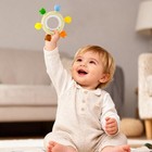 Baby Teething Toy For 0-6 6-12 Months Sensory Toys Rattle Teether Yellow 