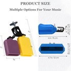 Jam Block Set  Plastic Cow Bell Double Sambago Bell And Musical Percussion Bl   