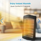 Midea 1500w Quartz Electric Space Heater Msh20q3abbv Black New
