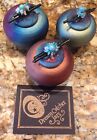 Dream Jar W gemstones  Raku Pottery By Jeremy Diller New  gift Boxed 