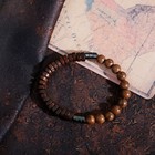 Wood Bead Yoga Chakra Tibetan Buddhist Meditation Mala Prayer Unisex Bracelets