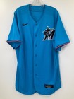 Geremy Galindez  8 Miami Marlins Nike Game Used Jersey Spring Training Size  46