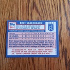 1984 Topps Traded Bret Saberhagen  104t  rc 