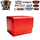Premium Single Deck Box 100 Cards Tcg Case Small Protector Edh Magnetic Flip