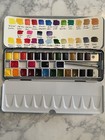 Winsor   Newton Professional Watercolor 24 Half Pan Set   Extras  Travel Brush