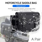 Pair Motorcycle Saddlebags For Harley Sportster Xl 883 1200 Honda yamaha suzuki