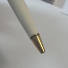 Waterman Charleston Ballpoint Pen Ivory   Gold Trim In Box Mint Rare Htf Paris