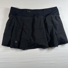 Lululemon Pace Rival Skort Tennis Casual Women   s Size 8 W8a79t Black