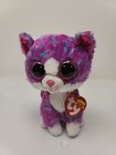 Ty Beanie Boos Charlotte The Cat Claire s Exclusive 6  New Mwmts Bright Color