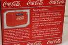 Vintage 1998 Coca Cola Coin Bank Musical Cooler Radio Diecast Enesco  New In Box