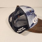 Corona Beer Hat Baseball Cap Adjustable Blue Mesh Back Distressed Brim Adults
