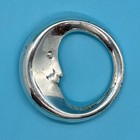 Tiffany   Co  925 Silver Man In The Moon Baby Rattle     Read Description