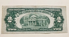 1953  2 United States Red Seal Star Note   01235853a Great Circulated Condition