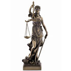 La Justicia Lady Justice Roman Goddess Bronze Figurine Miniature Statue 13 h New