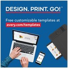 Avery Business Cards   Matte White Paper  2  X 3 5    Inkjet  Pack Of 100 Cards