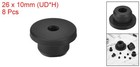 8pcs Rubber Grommets 11 16  Drill Hole  5 16  Id Top Hat Hole Plug Grommet
