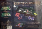 Game Gallery Deluxe Casino Set - Craps  Blackjack  Poker  Sealed Free Shipping